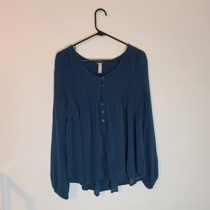 Teal XXL blouse